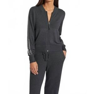 NEW LEIMERE tokyo track jacket in charcoal